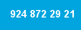 924 872 29 21 924 872 29 21